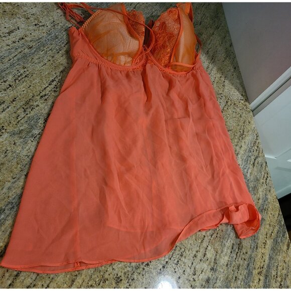 New! Lot of 2 Plus Size 38DD Cacique 2 pc Seriously Sexy Lingerie Babydoll Thong - Picture 4 of 16